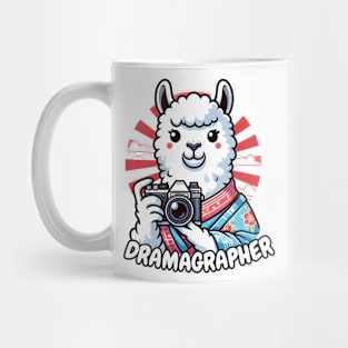 llama photographer Mug